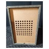 Battery powered d art board and 2 speakers