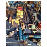 Tote of new and used tools