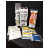 Lot of Window and drop cloth plastic sheeting