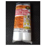 Lot of Window and drop cloth plastic sheeting