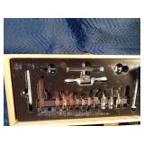 X-Acto deluxe craft tool set in wood case with manual