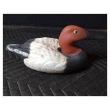 Ceramic Mallard and ceramic Red Head Ducks