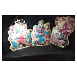 3 Vintage Lawn Christmas lawn decorations