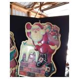 3 Vintage Lawn Christmas lawn decorations