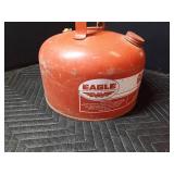 2) 2 1/2 gal gas cans and 5 gal. OMC gas can, boat gas tank