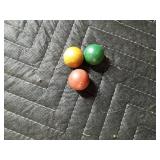 Marbles - some glow green under black light