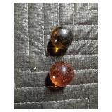 Marbles - some glow green under black light