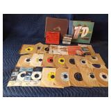 Victor records, cassettes and 45