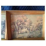 4 Framed country prints