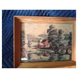 4 Framed country prints