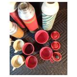Thermos with extra cups and more
