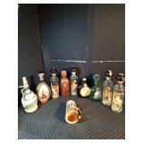 lot of Vintage liquor bottles