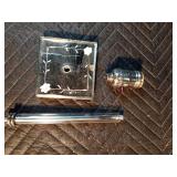 Small leather purse and decor