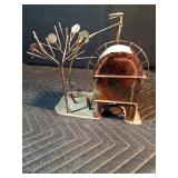 Copper wind-up sculptures