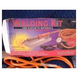 New welding kit with manual for synthetic materials