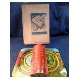 Vintage Automatic Toy Co. tin "Mystery Union Station" train set with original box