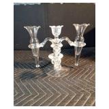 Cambridge glass candle holder