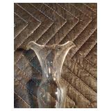 Cambridge glass candle holder