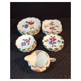 Blue Ridge dishes and Hand painted under glaze southern potteries USA