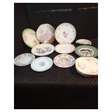 Assortment of China plates