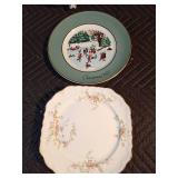 Assortment of China plates