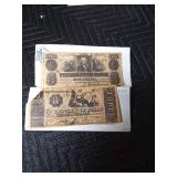 York Profit Route 71 Cash Club papers with coins and bank notes