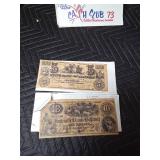 York Profit Route 71 Cash Club papers with coins and bank notes