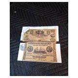 York Profit Route 71 Cash Club papers with coins and bank notes