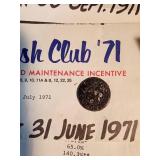 York Profit Route 71 Cash Club papers with coins and bank notes