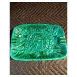 Ironwood fish, candle holder, vase, scented wax squares, ashtray, heron made from some type of animal horn or tusk