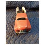 Vintage Wyandette pressed steel and tin Sunshine Dairy milk truck toy with tin wheels