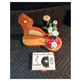 Vintage Sewing machine and more