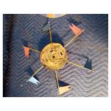 Flag light fixture and ceiling light shade