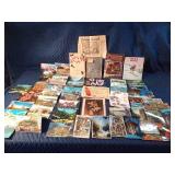 Vintage post cards, books, stamps, Campfire Girls & Boy Scout items