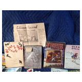 Vintage post cards, books, stamps, Campfire Girls & Boy Scout items