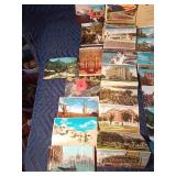 Vintage post cards, books, stamps, Campfire Girls & Boy Scout items