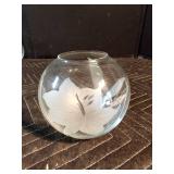 8pcs of clear glass dishes