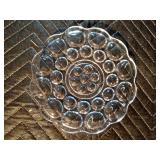 8pcs of clear glass dishes