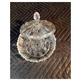 8pcs of clear glass dishes