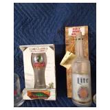 Grainbelt, Pabst, Schlitz, Steamboat Inn, Sundown Saloon with lure glasses and more