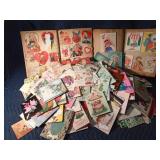 Vintage valentines and greeting cards
