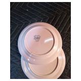 8 Lu-Ray pastels USA, yellow serving tray and decorative plate