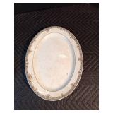 8 Lu-Ray pastels USA, yellow serving tray and decorative plate