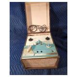 Montgomery Wards airline tube reel to reel player (turns on)