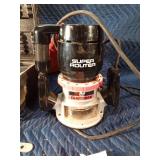Craftsman router with case, dust bag and manual - WORKS