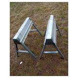 Pair of sawhorses