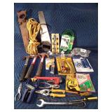 Tote of new and used tools
