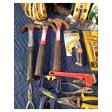 Tote of new and used tools