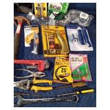 Tote of new and used tools