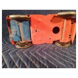 Vintage Louis Marx Willys Jeep and trailer tin toy
